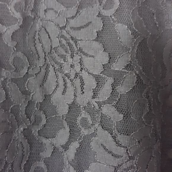 NWT Thalia Sodi Women's Metallic trim lace top - Picture 4 of 9